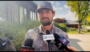Informal Jets media availability: Connor Hellebuyck