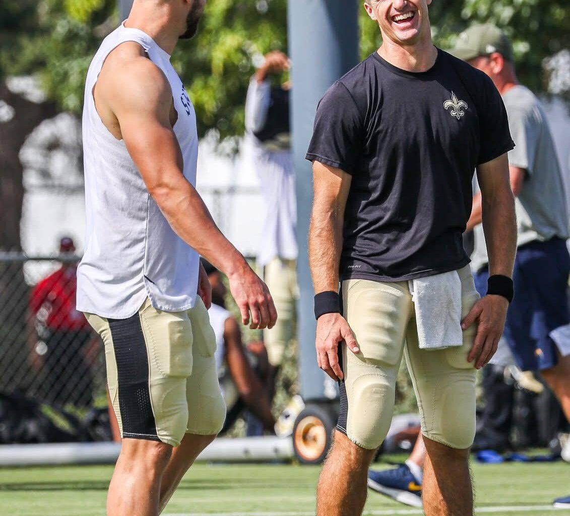 Throwback pic of Brees and Taysom at training camp 🥲