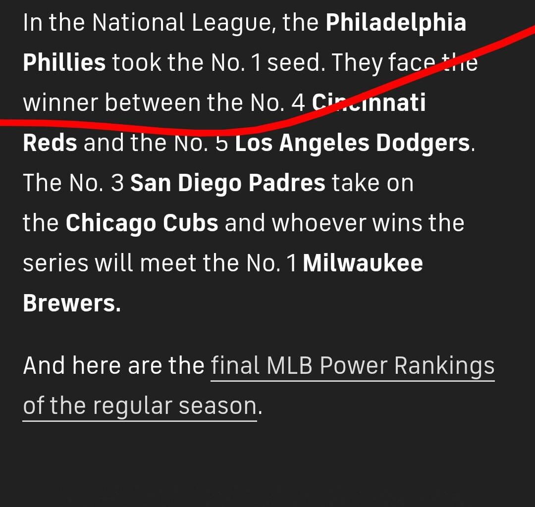 Hey CBS sports ya dumb