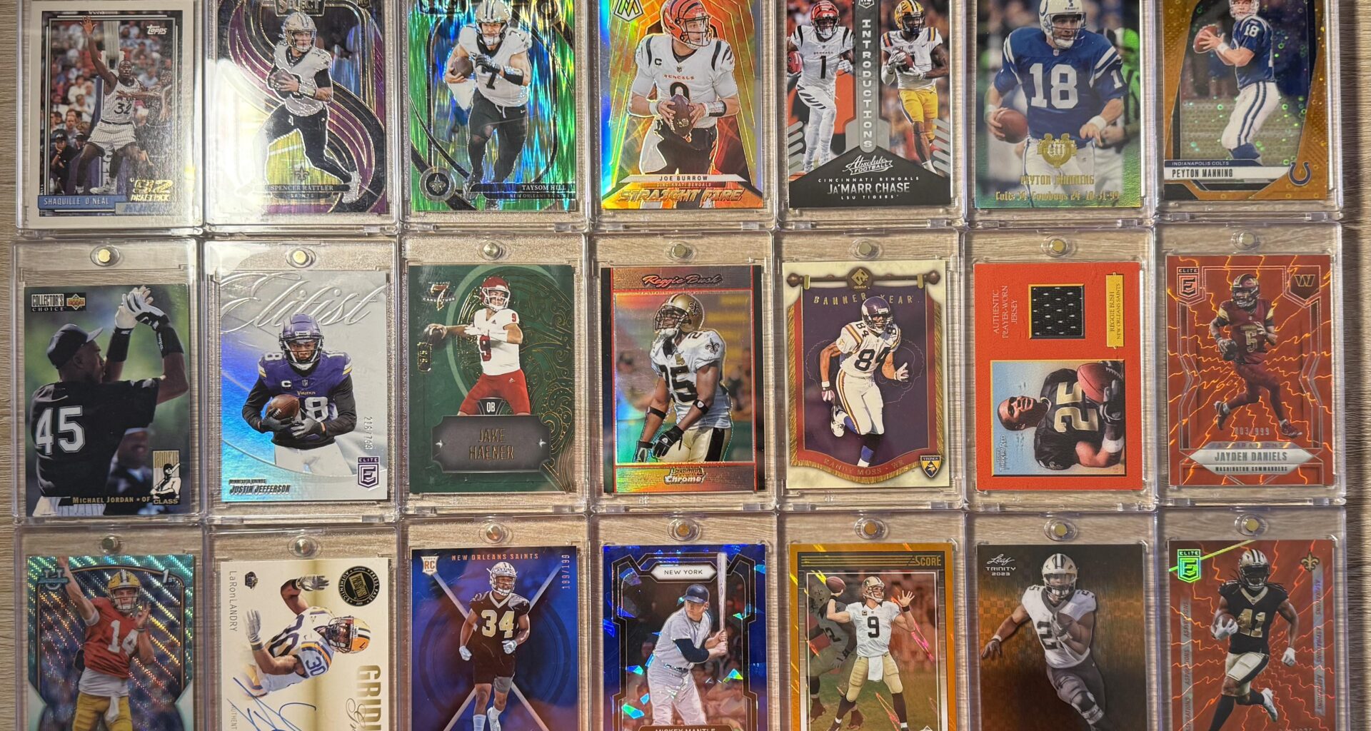 Anyone else into football cards?