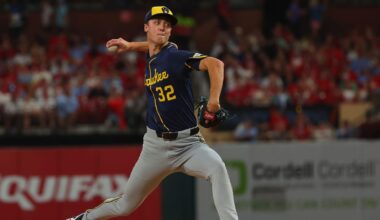 [McCalvy article] It’s “certainly a consideration” to use Jacob Misiorowski out of the bullpen next time, Pat Murphy said, ahead of the postseason. “It's obvious that that right now he's not on track as a starter, but that doesn't mean he won't be. He certainly will be in the future."