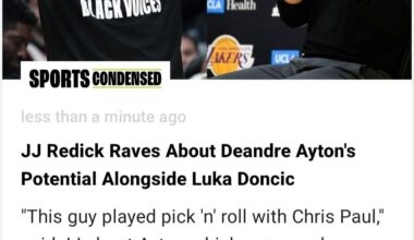 Y'all think Luka can unlock Ayton the way JJ hopes he can?