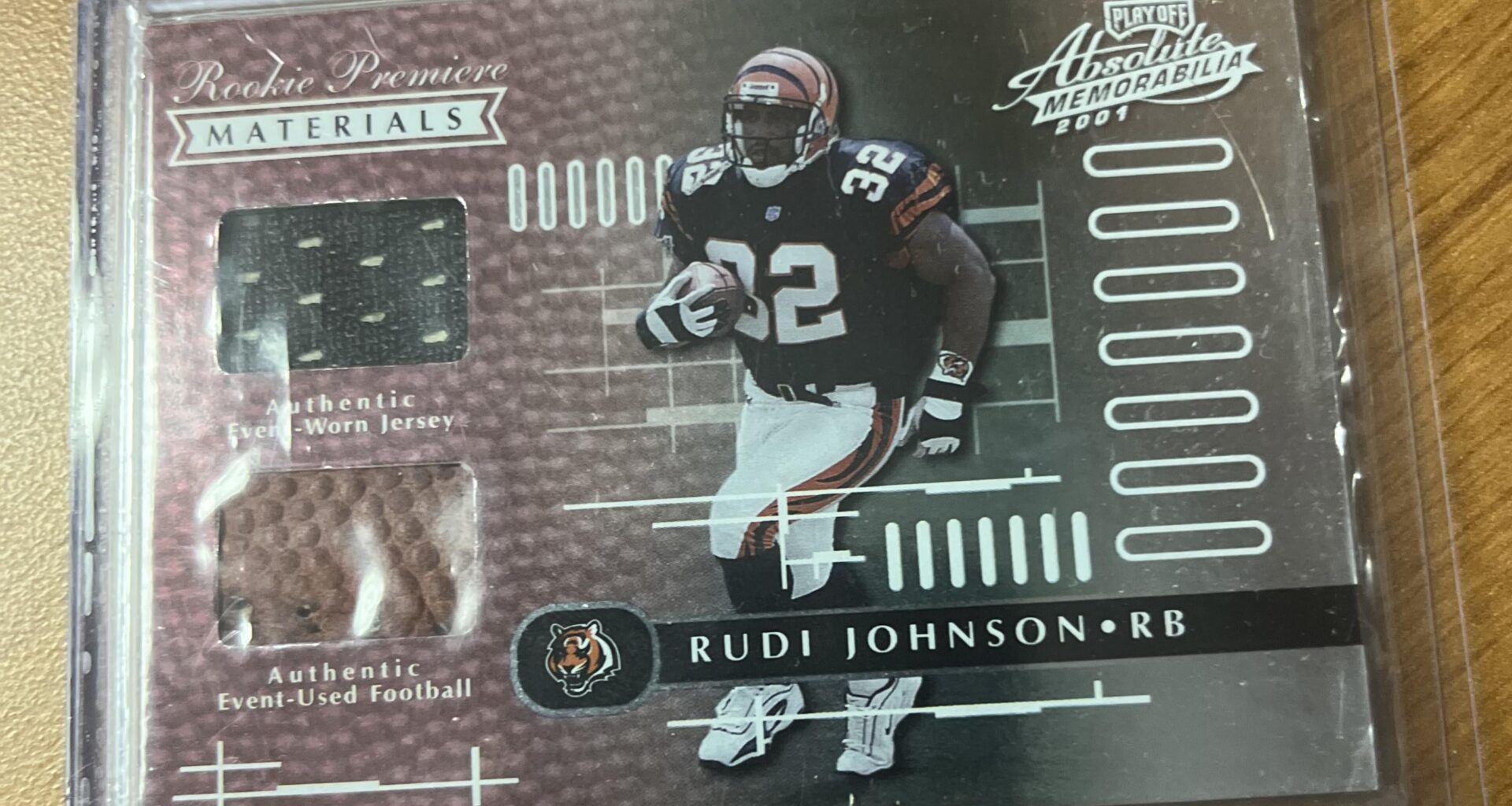 Ravens fan coming in peace and Rudi Johnson