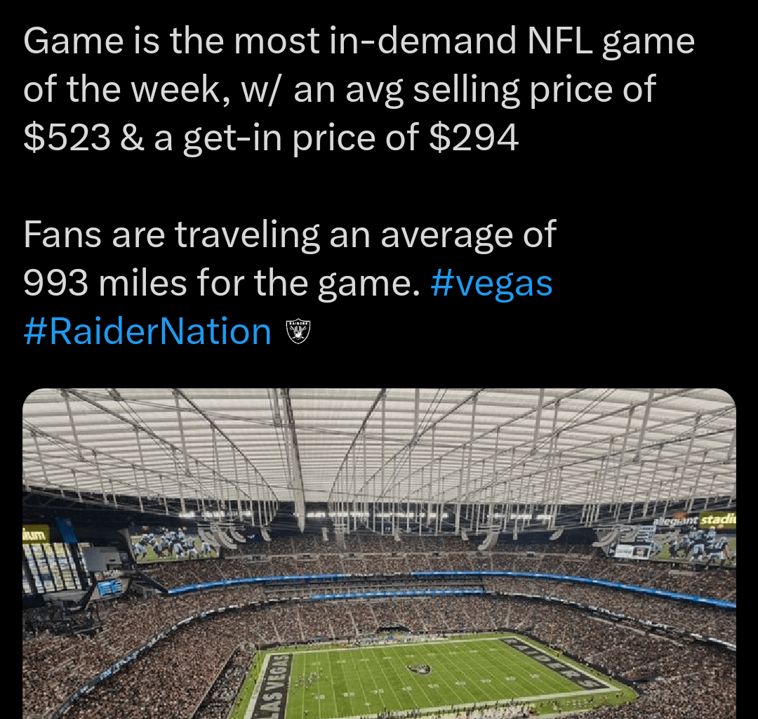 Vegas is gonna feel a home game