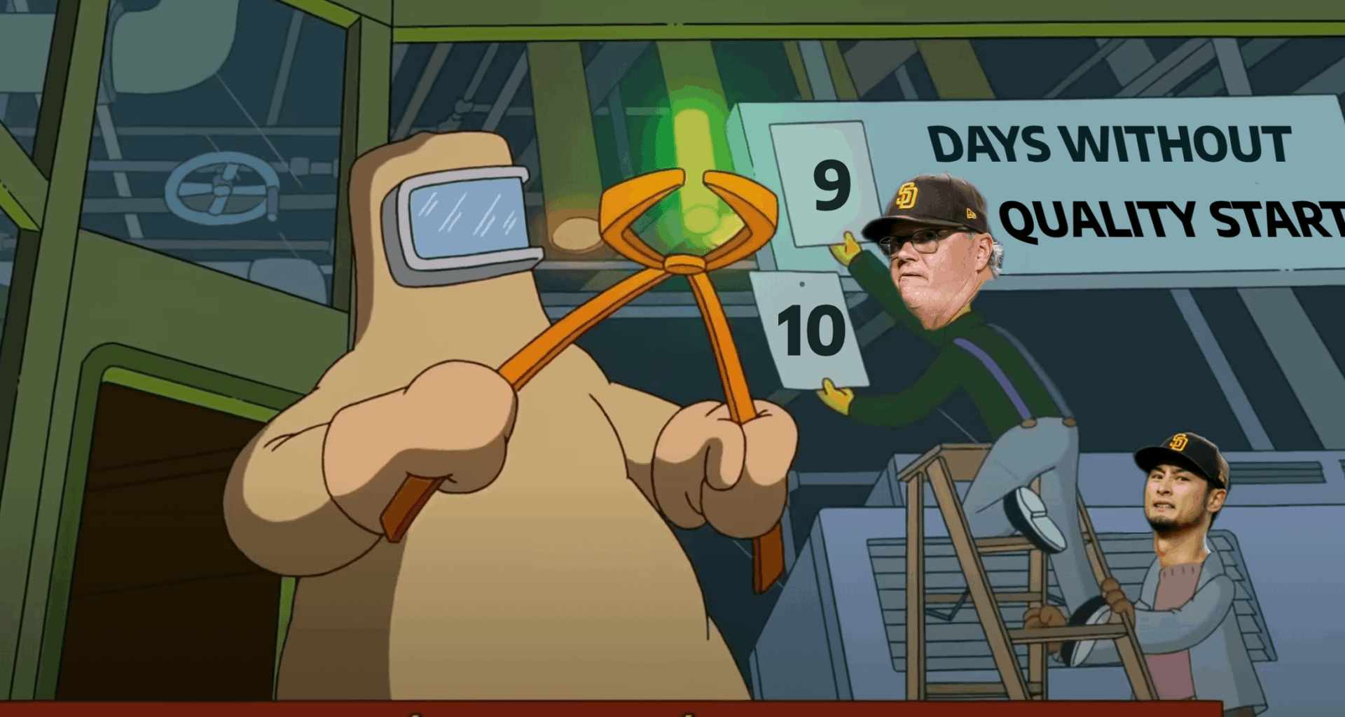 The only crooked number we're putting up lately