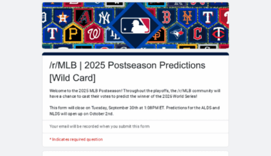 [Postseason] 2025 MLB Wild Card Predictions