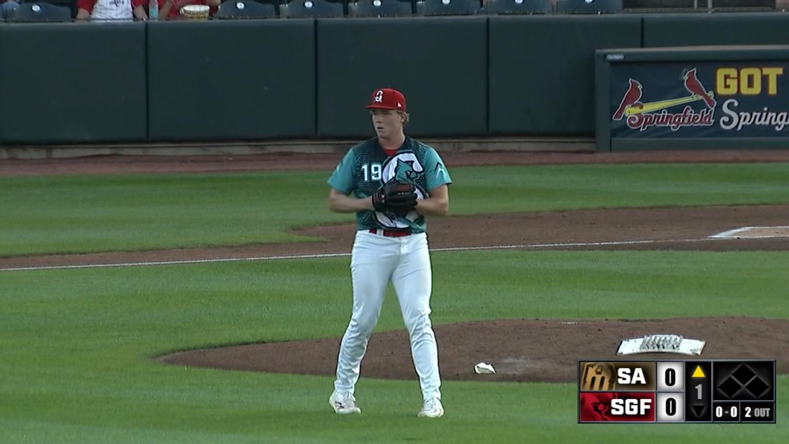 Liam Doyle strikes out three in Double-A debut