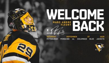 Penguins sign Marc Andre Fleury to a Professional Tryout Contract