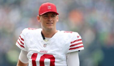 With Purdy out for up to five weeks, Mac Jones is once again a starter!!