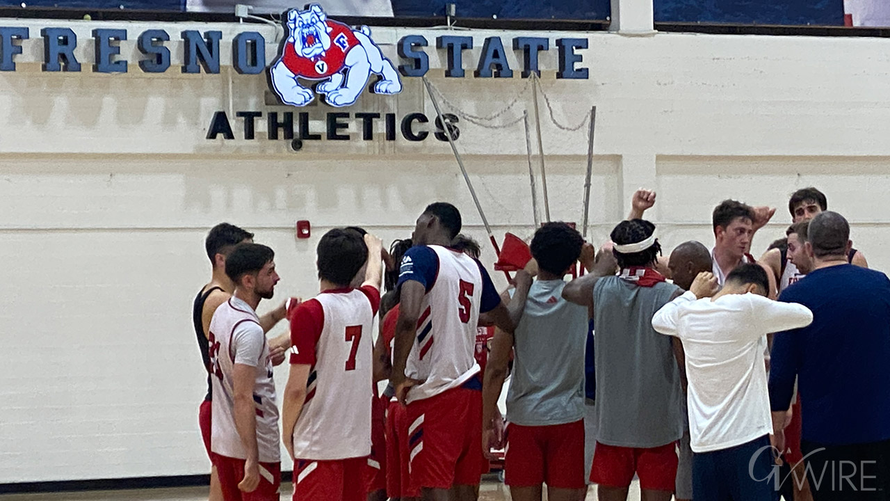Fresno State men's basketball held its first practice on Monday, Sept. 22, 2025
