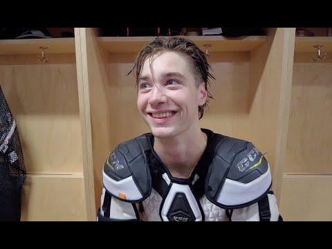 Rookie Practice: Sennecke, Solberg, Suchanek, Gulls coach McIlvane speak ahead of Golden State Rookie Faceoff