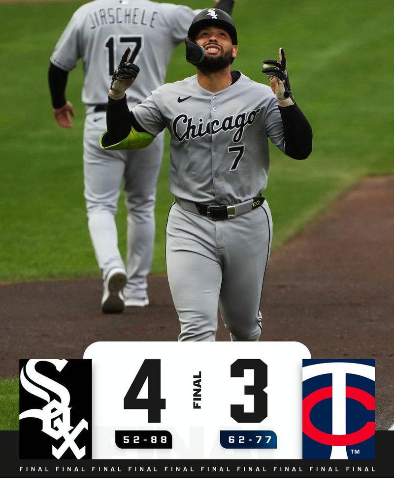 [MLB] The @WhiteSox had lost 205 consecutive games when trailing after 8 innings ... until TONIGHT!