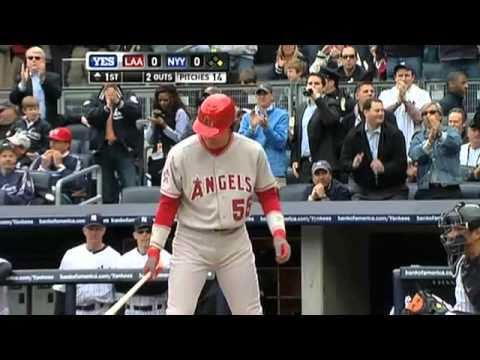 Hideki Matsui was so loved by Yankee fans, he received a standing ovation from them after switching teams and coming to bat against them!