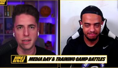 Jovan Buha reveals that coach JJ Redick pulled reporters aside for a "heart to heart" after exit interviews to take accountability for being hot tempered with them during the playoffs and needing to be better