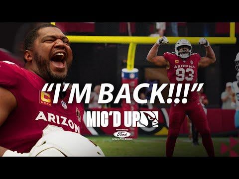Calais Campbell "I Still Got The Juice!" Mic'd Up Against Panthers | AZ Cardinals