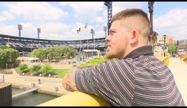 Pirates Fan who fell from bleachers speaks with inside edition.