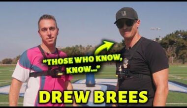 Drew Brees talks Hall of Fame chances and competes in the “Brees Mile”