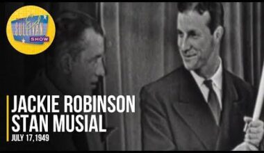 Don't know how in my 41 years of being a Cardinals fan, I'd never seen this: Jackie Robinson & Stan Musial giving batting tips on The Ed Sullivan Show