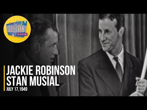 Don't know how in my 41 years of being a Cardinals fan, I'd never seen this: Jackie Robinson & Stan Musial giving batting tips on The Ed Sullivan Show