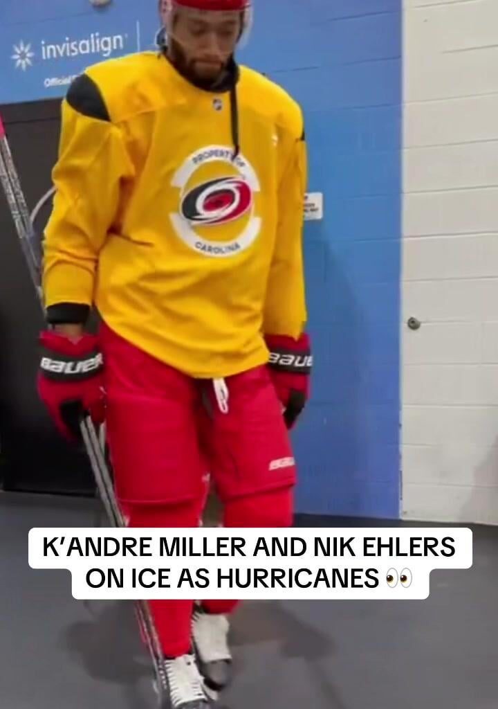 Ehlers and Miller on ice for the first time!