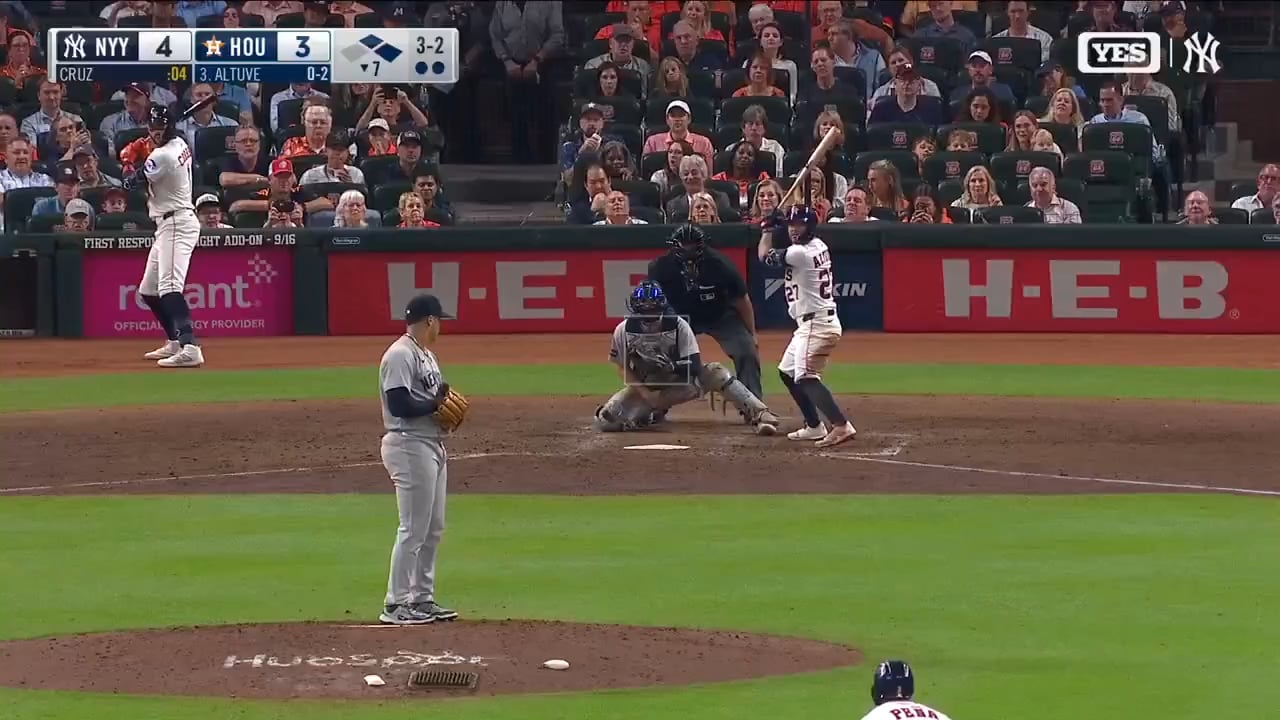 CRUZ CONTROL - Big K on Altuve with EMOTION in a high leverage situation