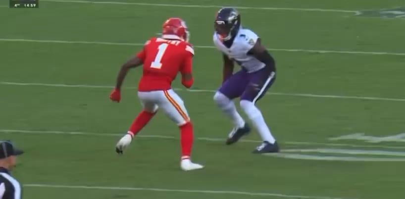 Xavier Worthy's FILTHY route on Chidobe Awuzie