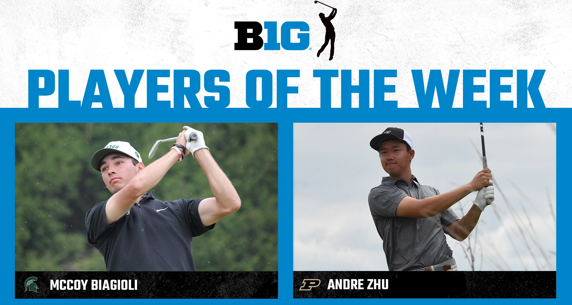Michigan State and Purdue Share Men’s Golfer of the Week Honor