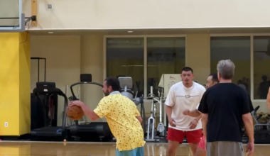 Adam Sandler dropping DIMES 🔥! Did I say we have too many guards? I take that back, give this guy a 10 day!