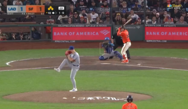 PATRICK BAILEY WALK OFF GRAND SLAM AGAINST THE DODGERS!!!!!