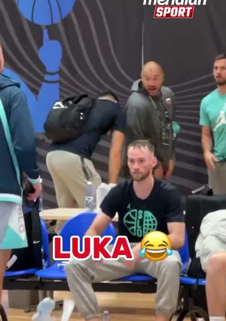 Luka having a good time!