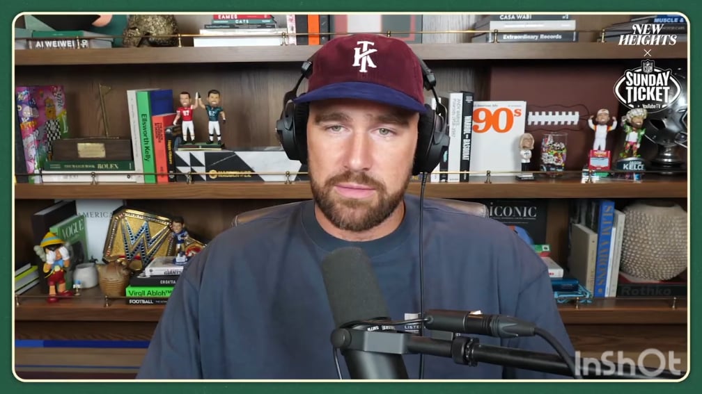 [New Heights] Travis on the Worthy injury: "It's hard to get your juices back going, knowing you just hurt a guy"