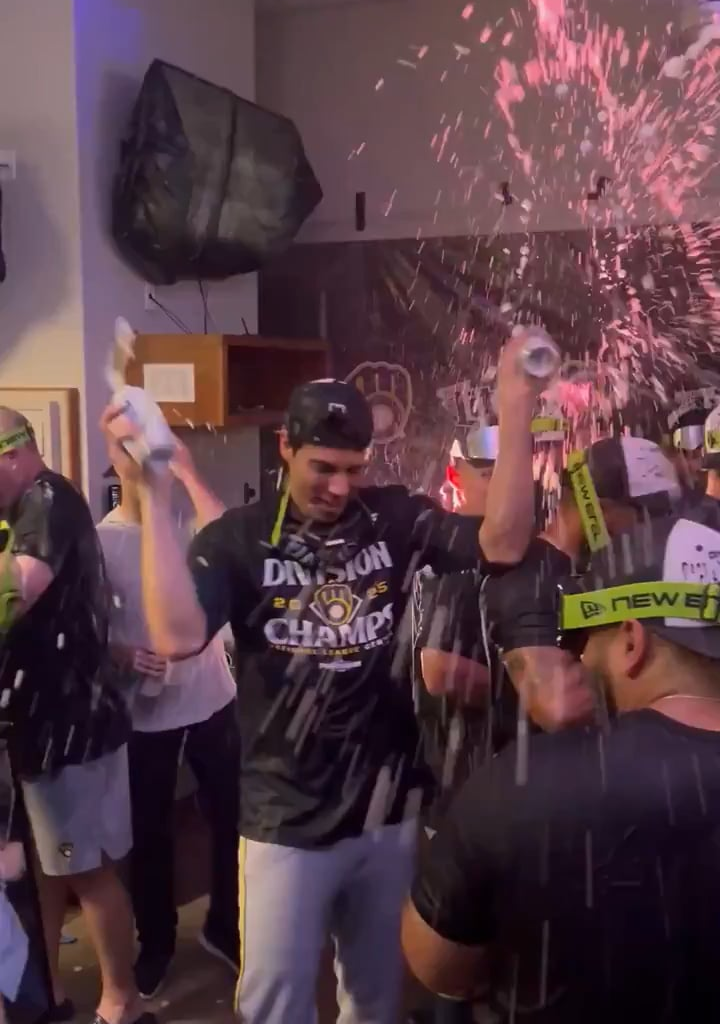 HQ video of Yelich Celebration via Curt Hogg