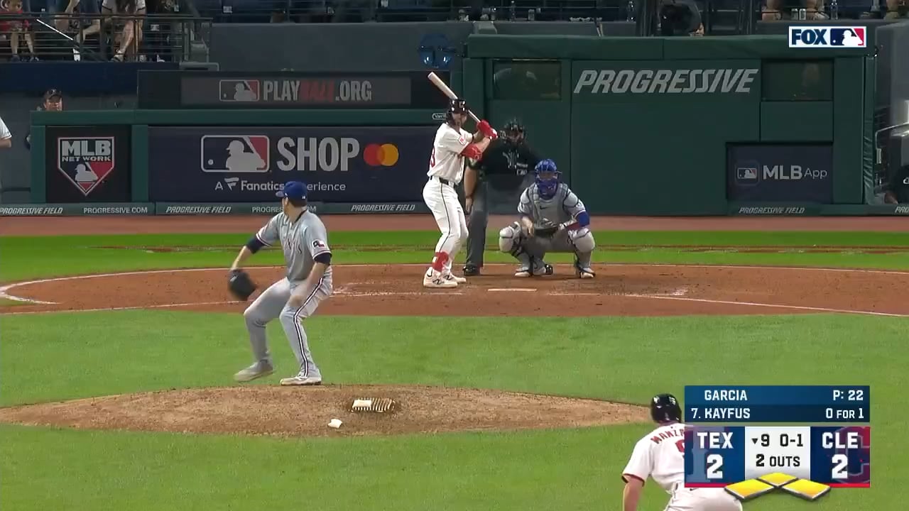 [Highlight] The Cleveland Guardians clinch a playoff spot as C.J. Kayfus gets hit by a pitch.