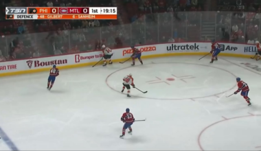 Lane Hutson sets up Caufield blast