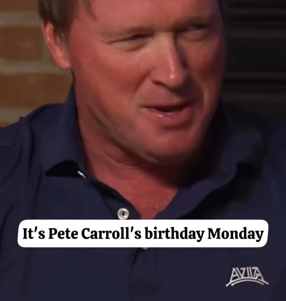 Pete's bday is on Monday