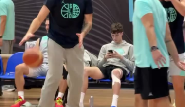 Luka Dončić was being a total menace in practice