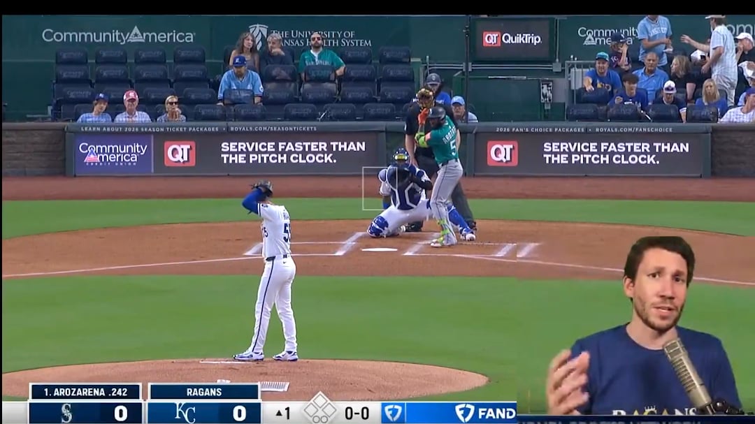 [Nick Pollack] Cole Ragans did something I've NEVER seen before