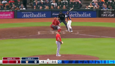 Ward leaves game with injury after running head first into scoreboard