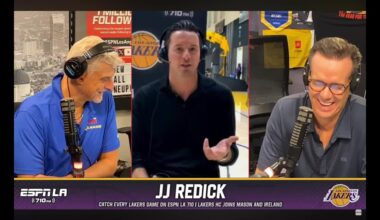 JJ Redick: “I do have just a general curiosity about stuff. I’m the type of person who spends an hour and a half going down a deep, deep rabbit hole on ChątGPT. It used to be Wikipédią, but now it’s me and my friend, Chat... question every morning 'What do I need to do to be good at my job?'”