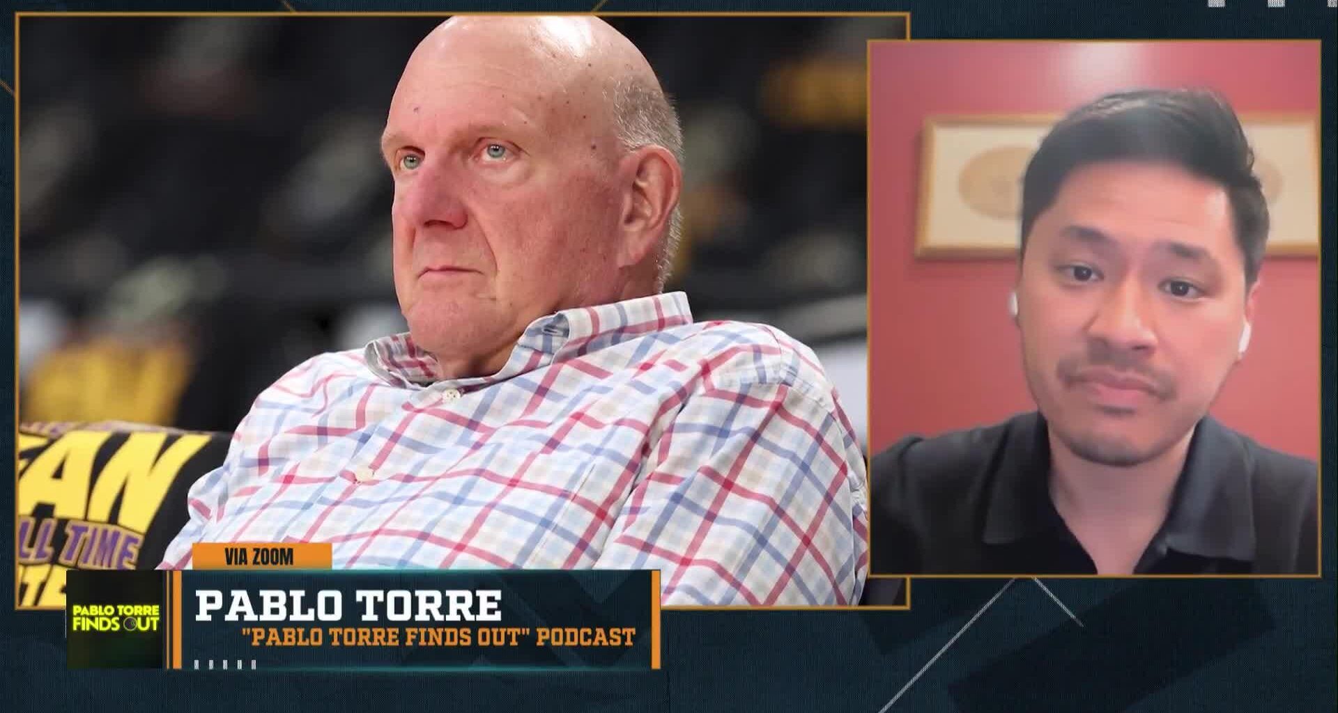 [Torre] The NBA is in a bit of a “panic” following the alleged claims surrounding Steve Ballmer and Kawhi Leonard: “From the NBA perspective, what I've been told this morning is that it's a bit of panic over there.”