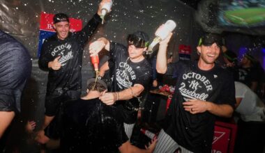 Yankees headed to playoffs for 8th time in 9 seasons with AL East race still very much in play. Mariners, Phillies, and Dodgers headed to playoffs too.