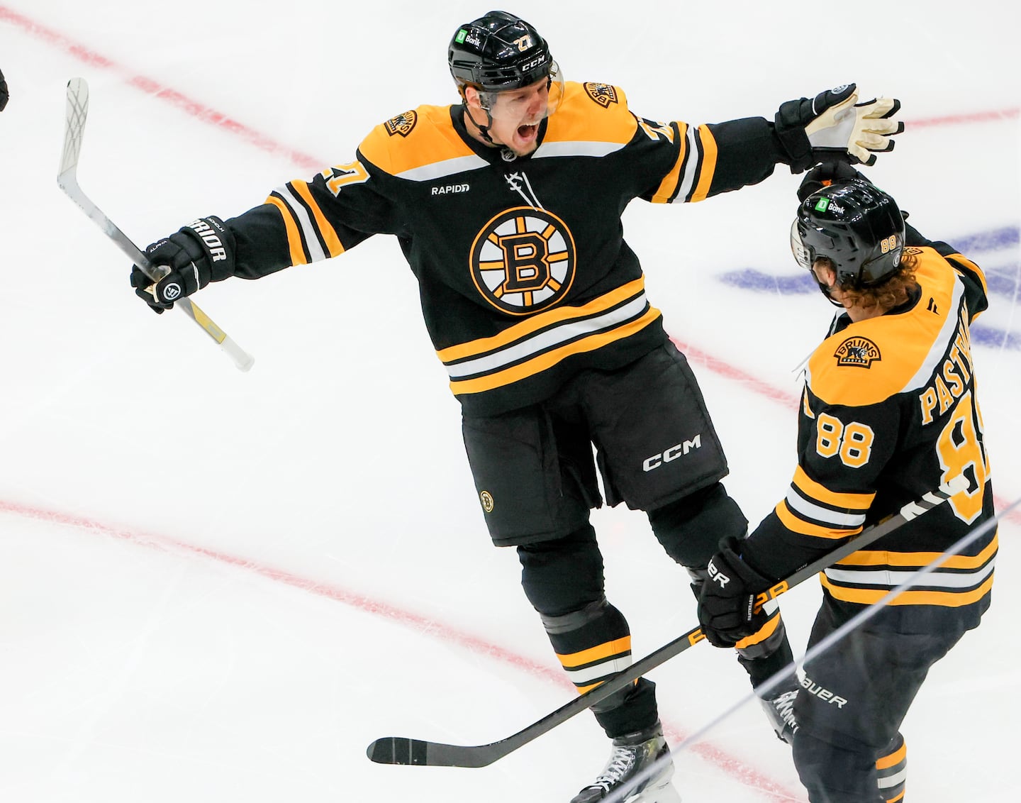 Hampus Lindholm had his season cut short after a knee injury.
  