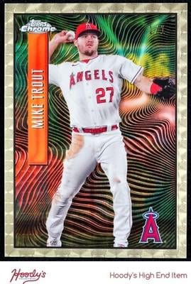 2022 Topps Chrome Sonic Expose Superfractor #EX10 Mike Trout 1/1 ANGELS for sale