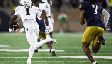 AP Player of the Week: Texas A&M’s Mario Craver honored for his career night against Notre Dame