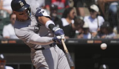 Aaron Judge ties Yogi Berra for fifth on the Yankees' career homers list