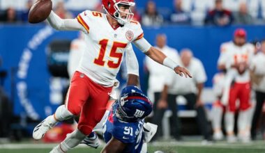 Chiefs vs. Giants live updates: KC extends lead with Mahomes TD pass to Thornton