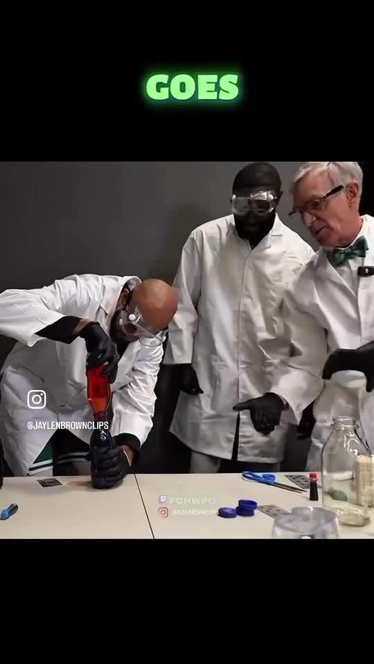 Derrick White’s failed experiment leaves water everywhere