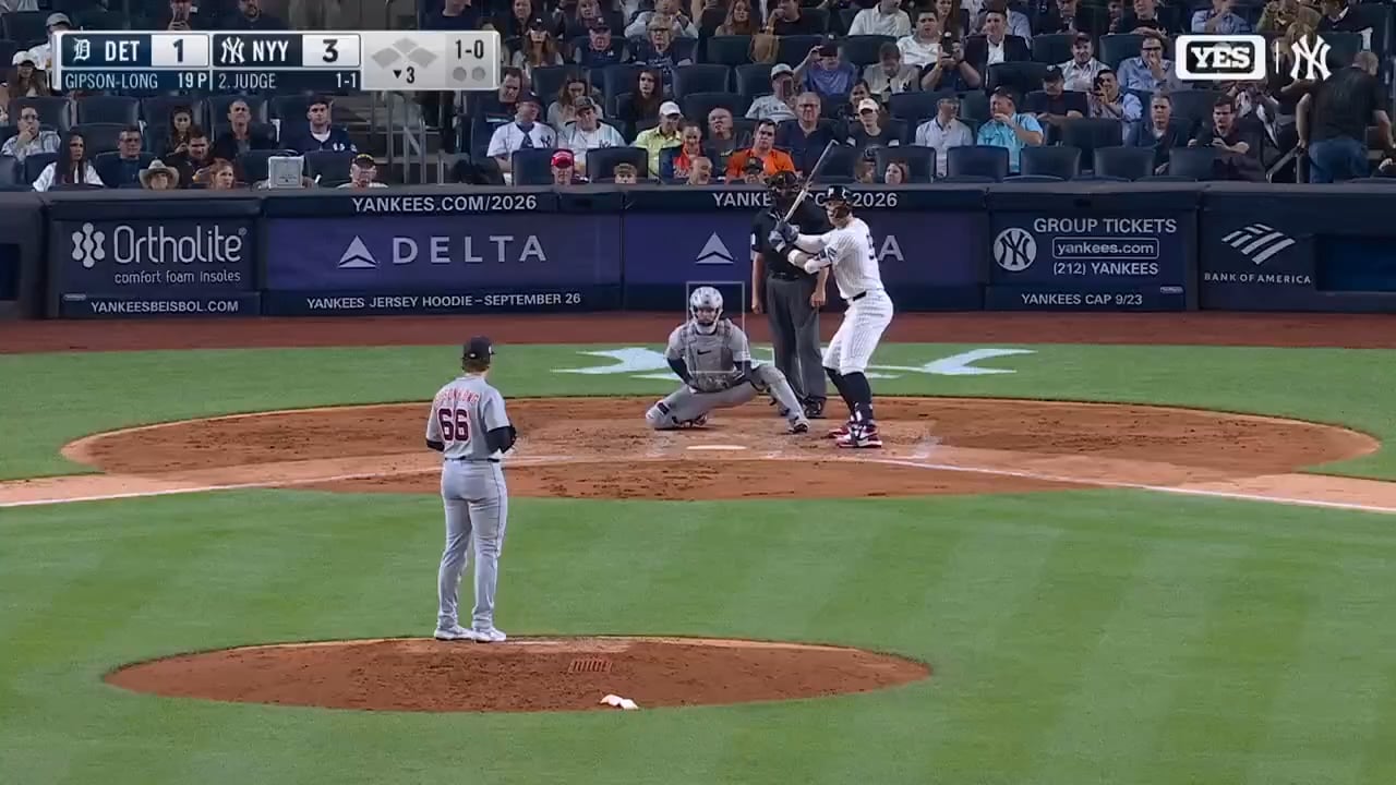 Aaron Judge hits ANOTHER and ties Joe DiMaggio for the fourth most home runs in Yankees history with 361!