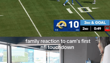 [Highlight] Cam Ward's family reacts to his first career touchdown