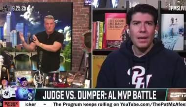Jeff Passan talks about player opinion on AL MVP race [Pat McAfee Show]